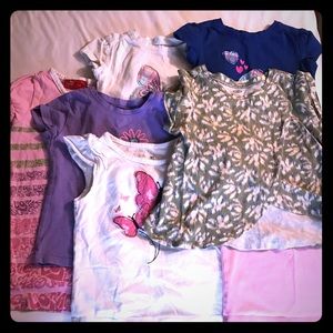 2T girls summer shirt lot